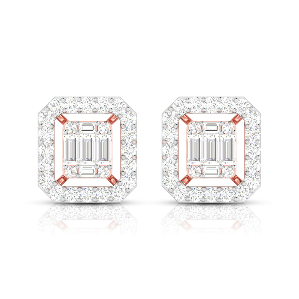 Eternal Emerald Diamond Earrings