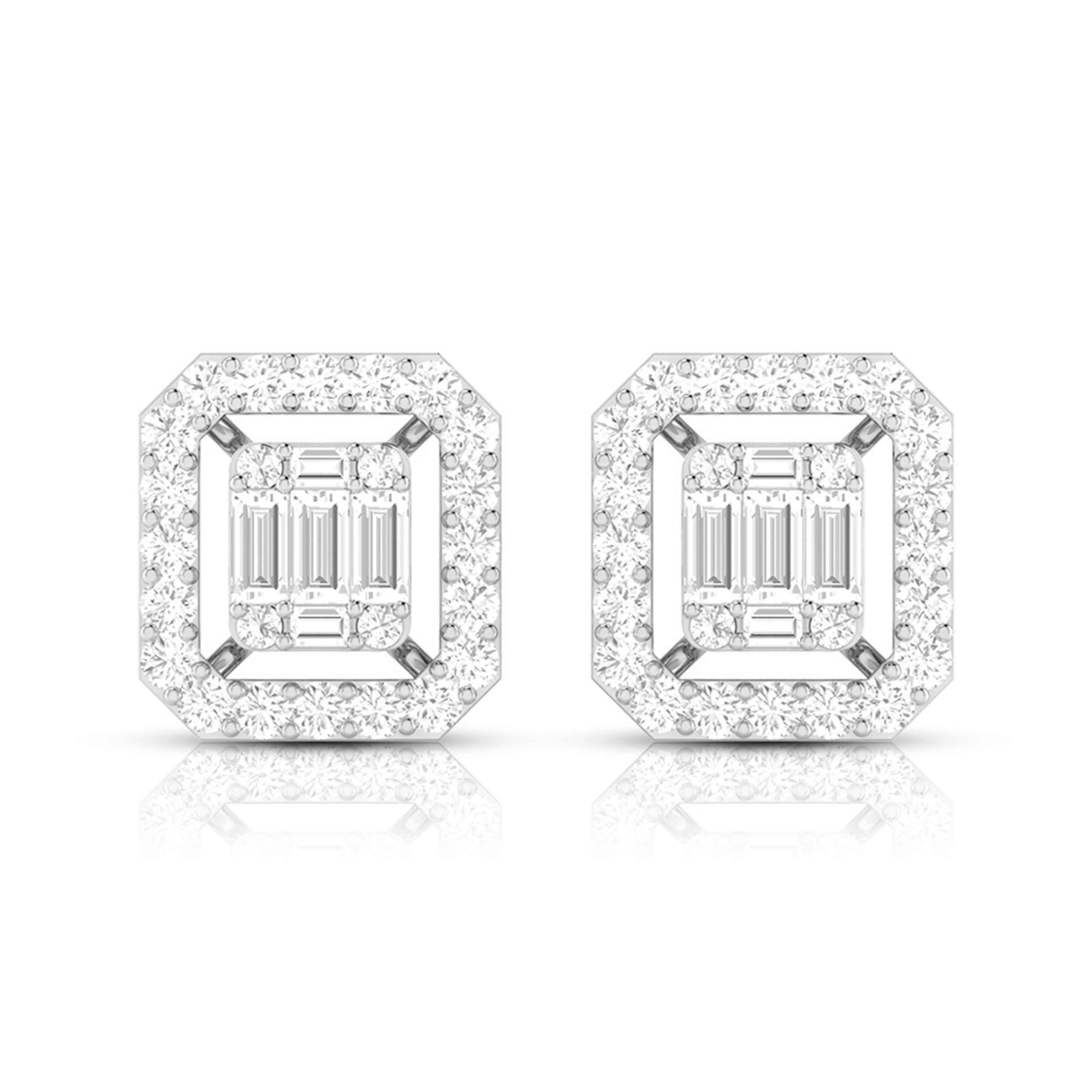 Eternal Emerald Diamond Earrings