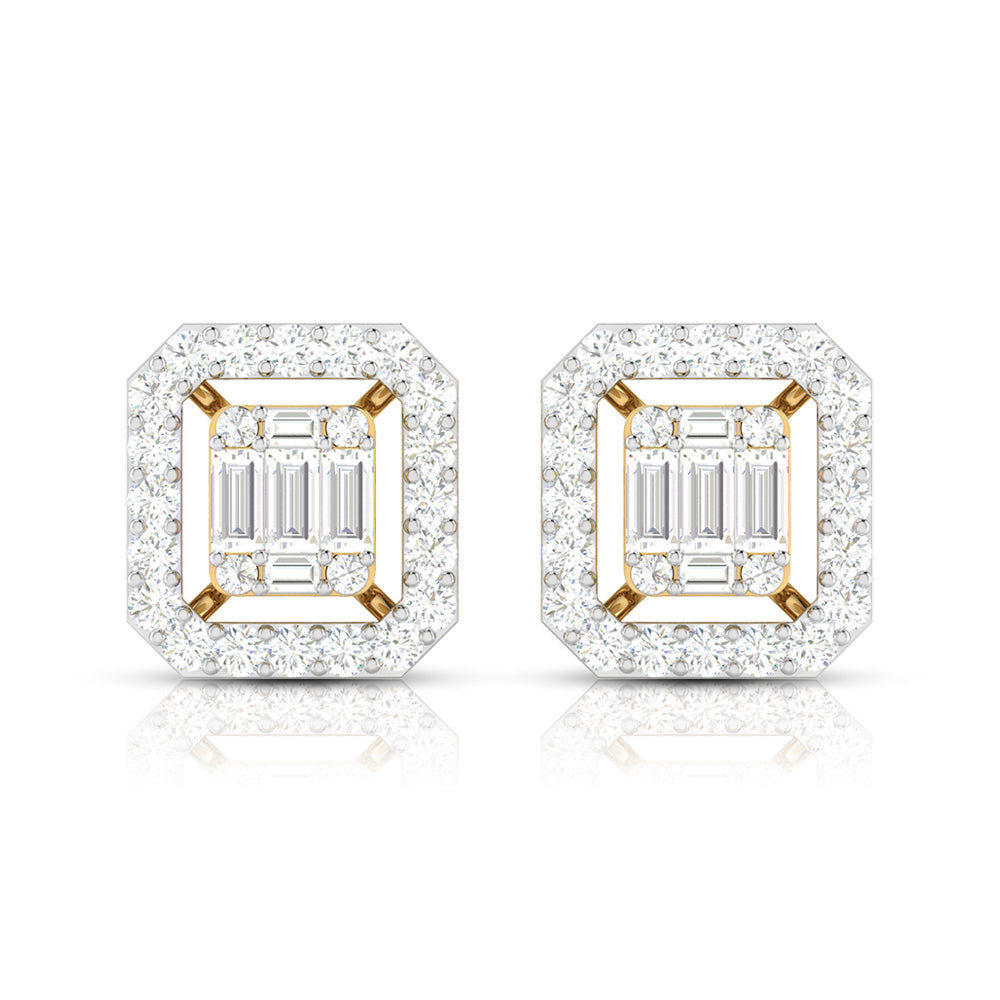 Eternal Emerald Diamond Earrings