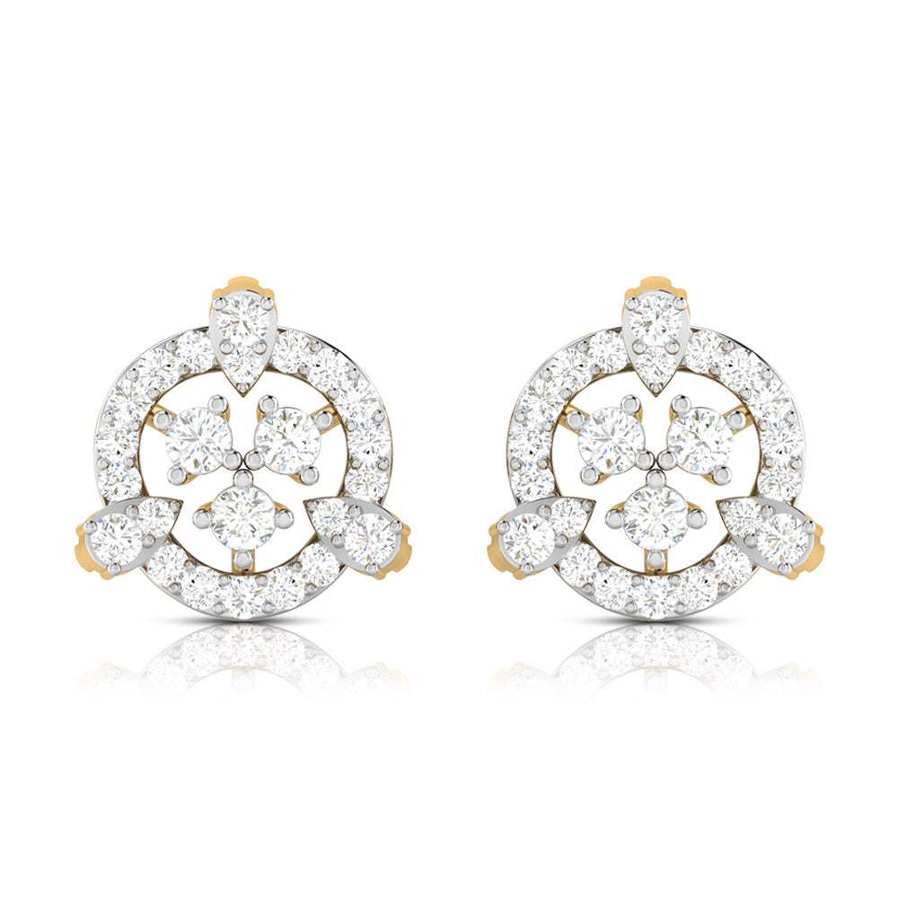 Orbiting Diamond Earrings