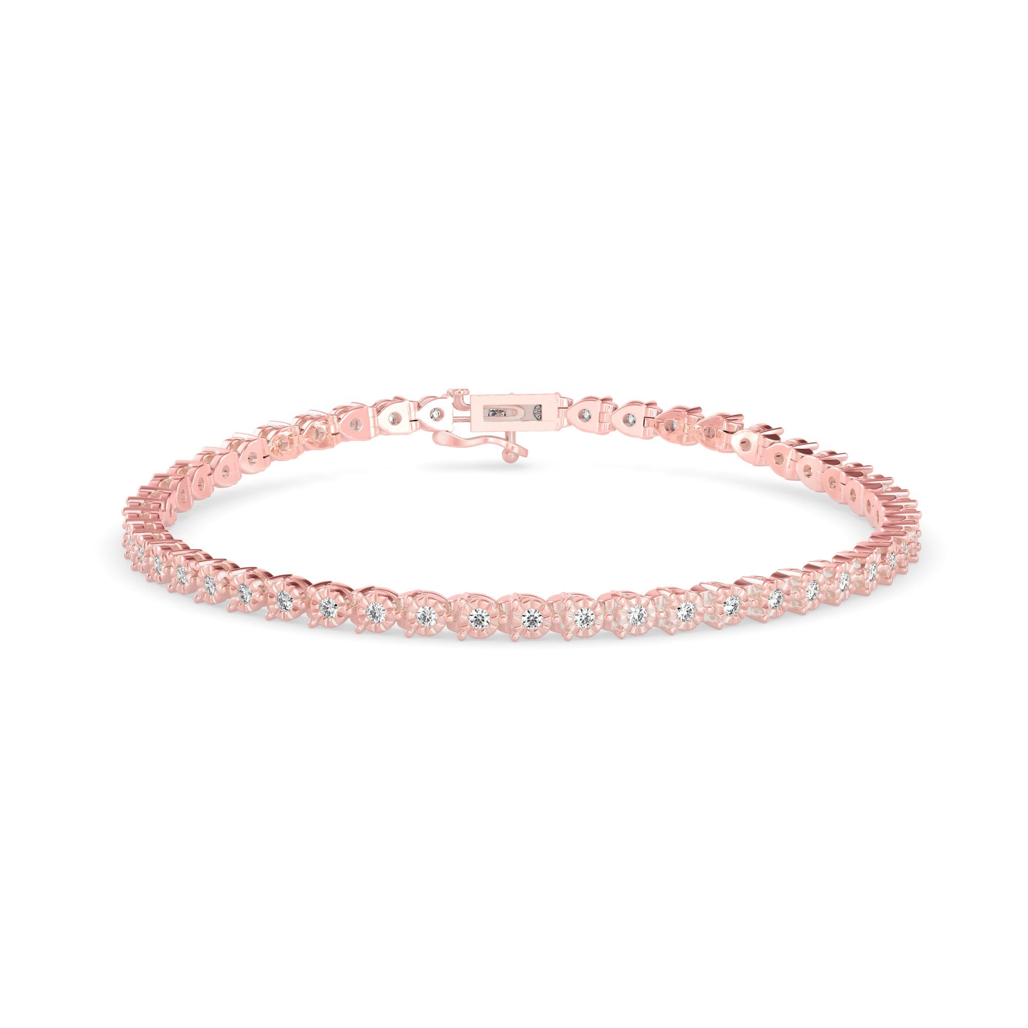 Petal Perfection Gold Diamond Bracelet