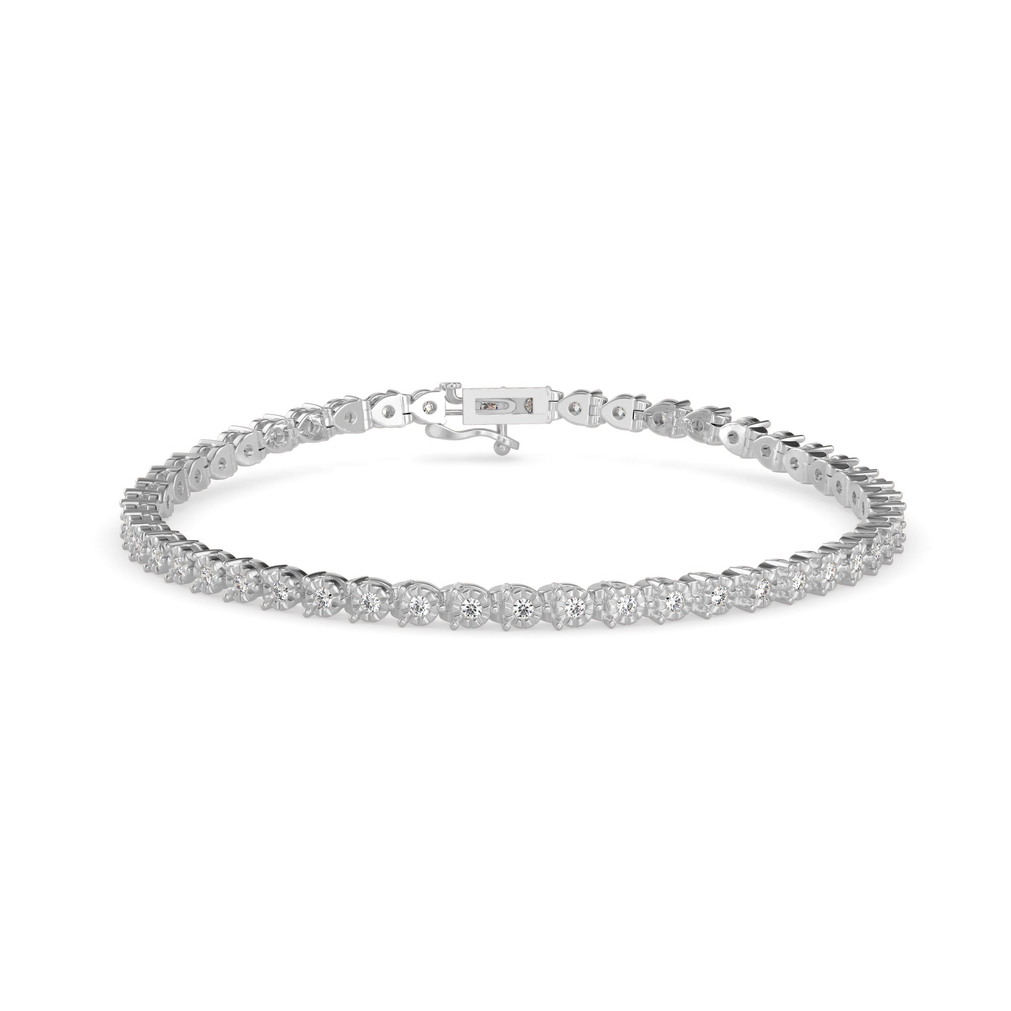 Petal Perfection Gold Diamond Bracelet