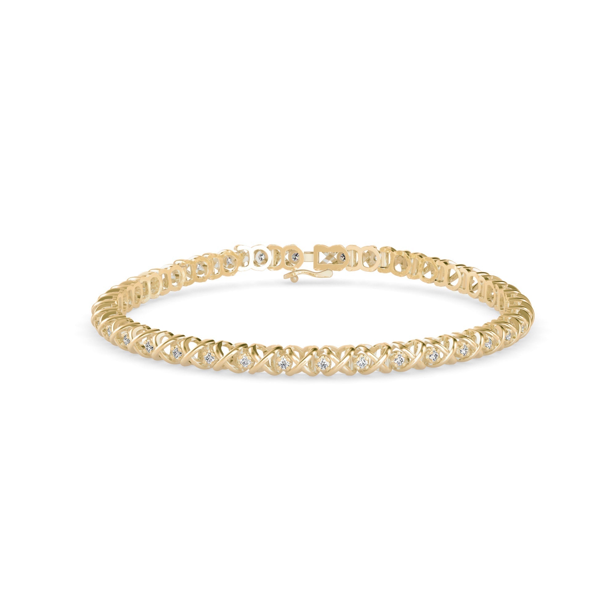 Cross Round Brilliance Bracelet