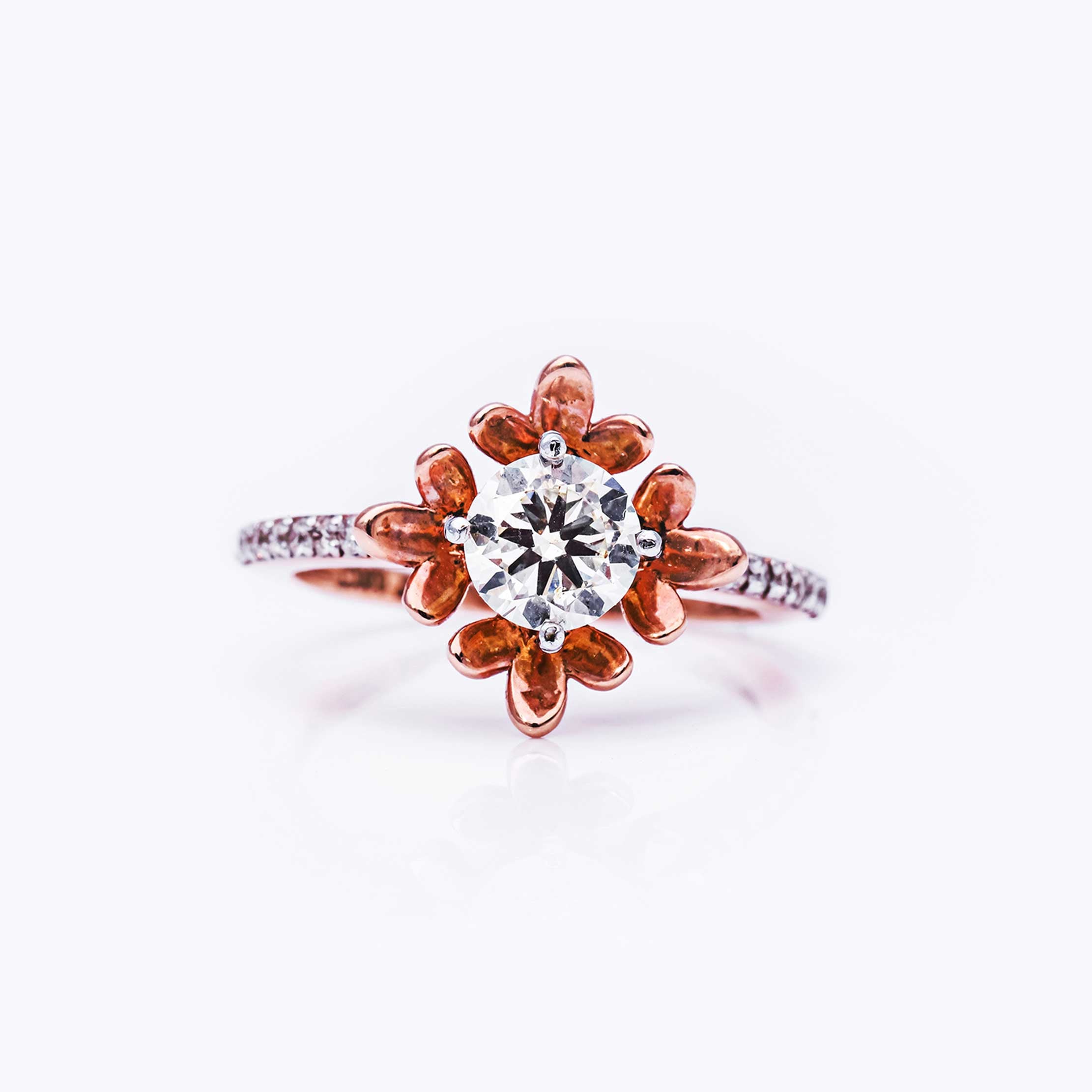 Petals Embrace Diamond Ring