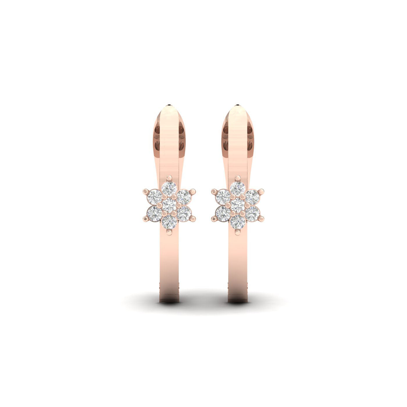 Starry Loop Diamond Earrings