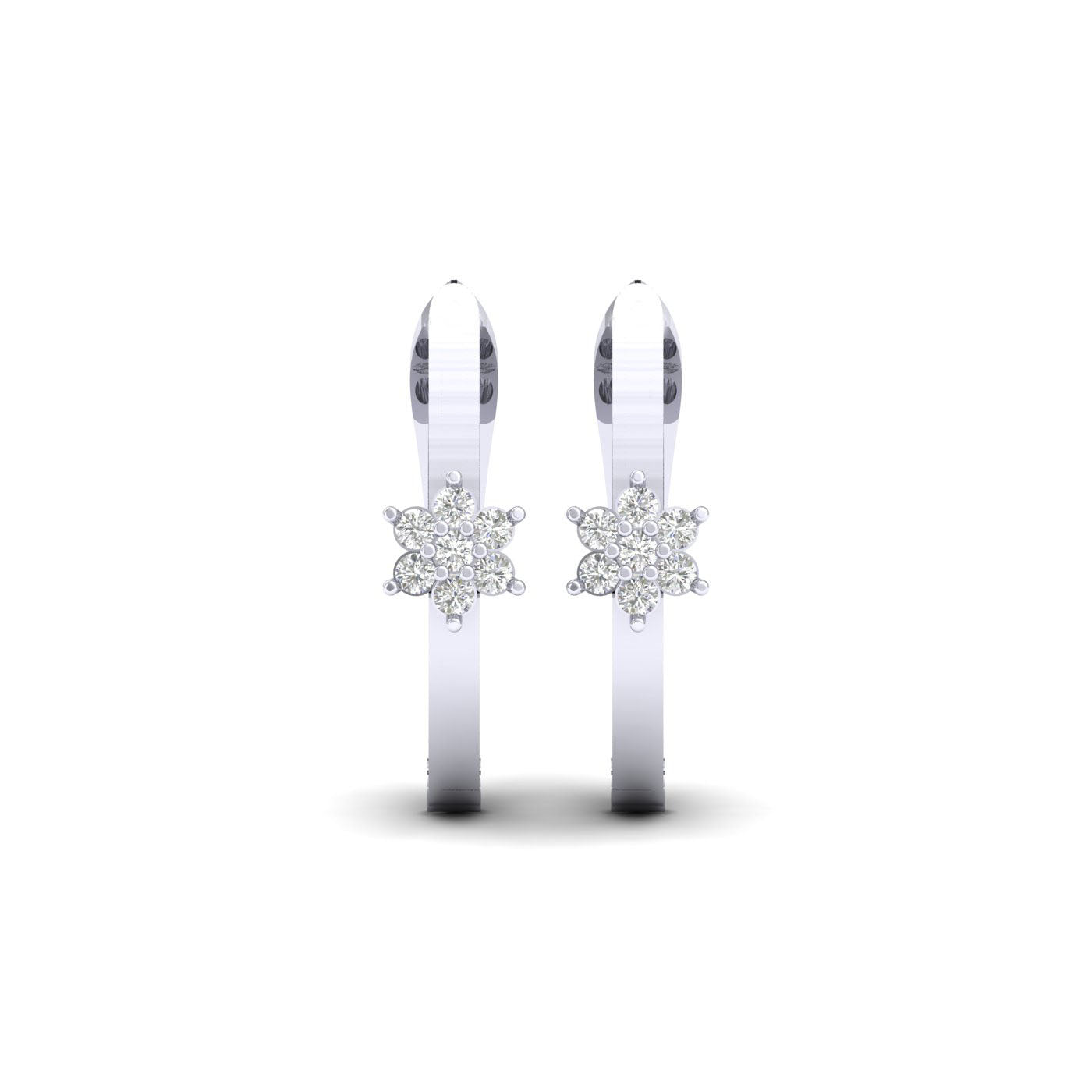 Starry Loop Diamond Earrings