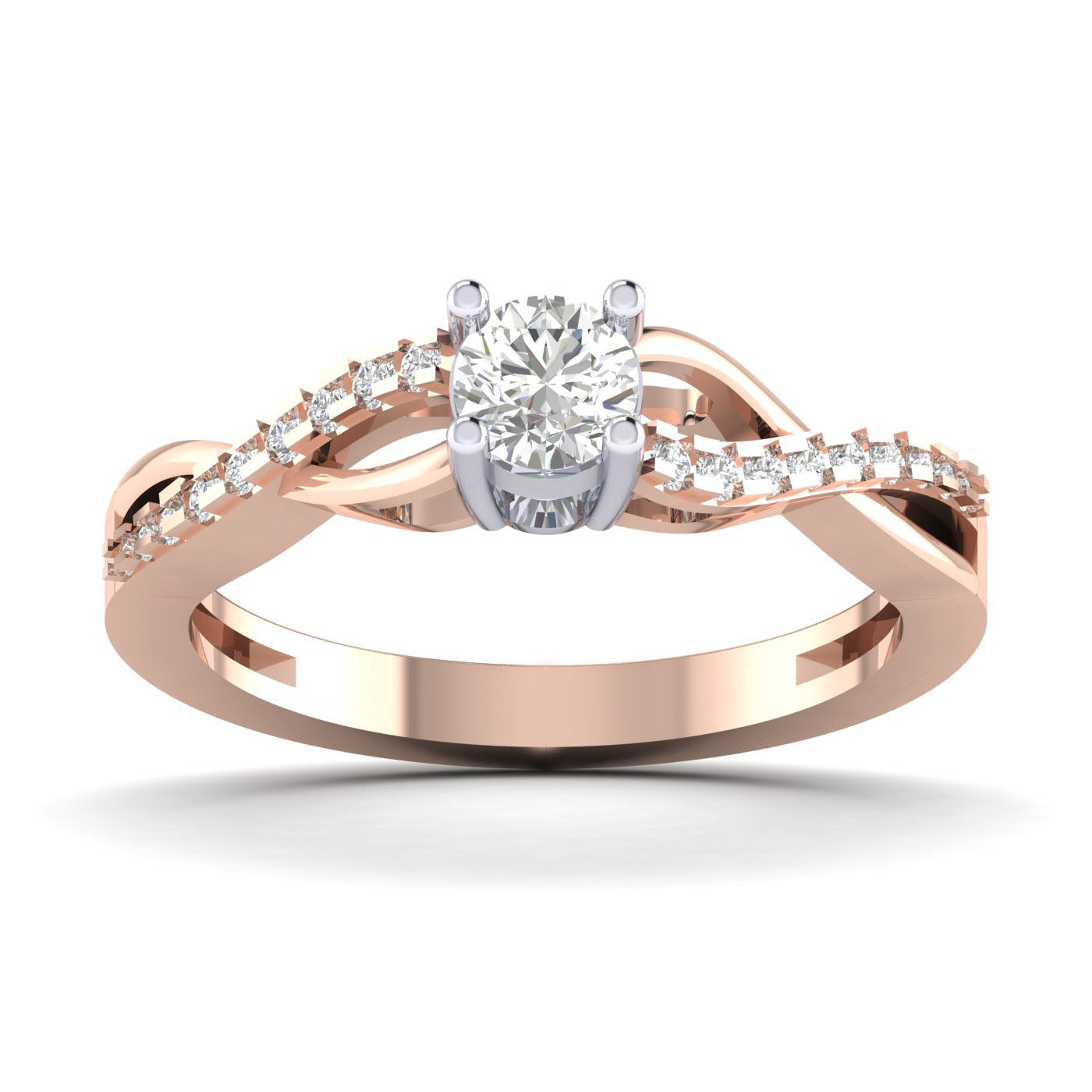 VineLace Sparkle Diamond Ring