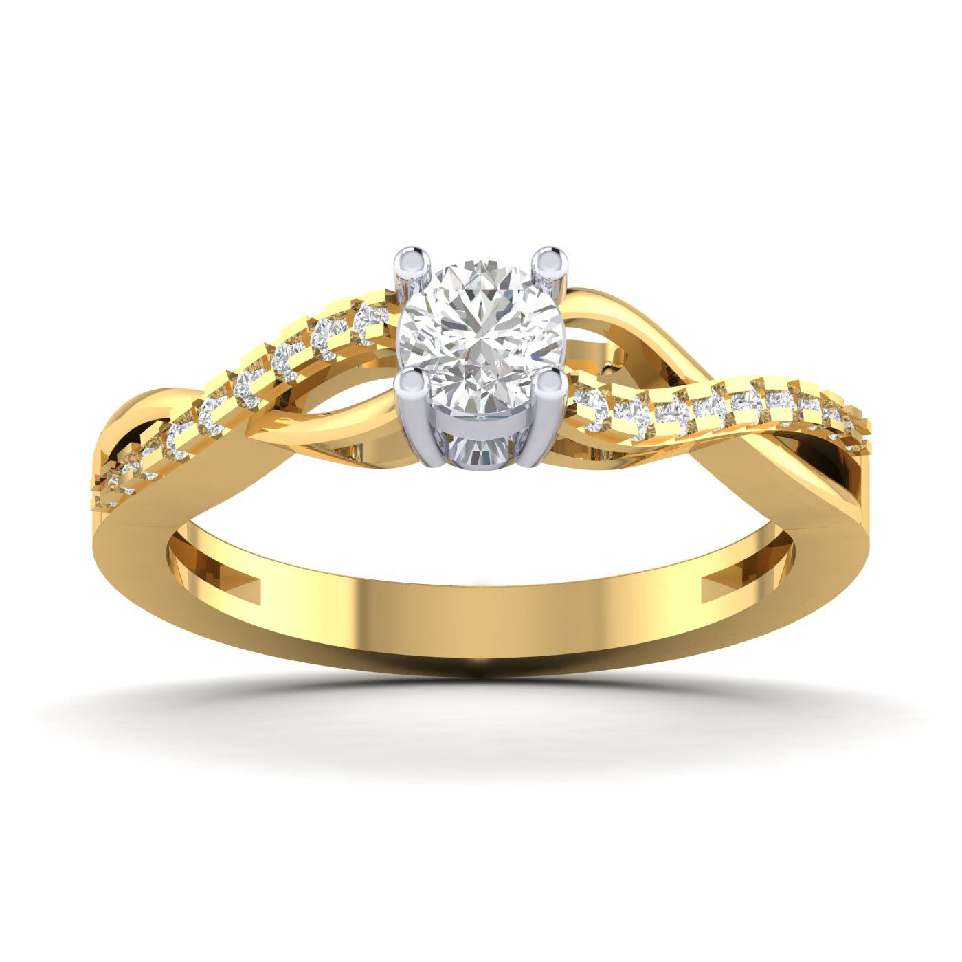 VineLace Sparkle Diamond Ring