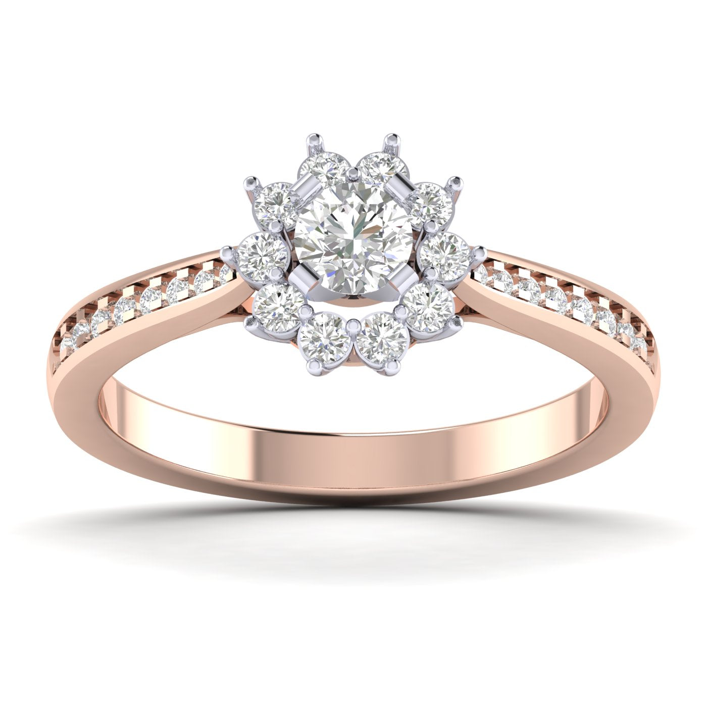 Pure petal Diamond Ring