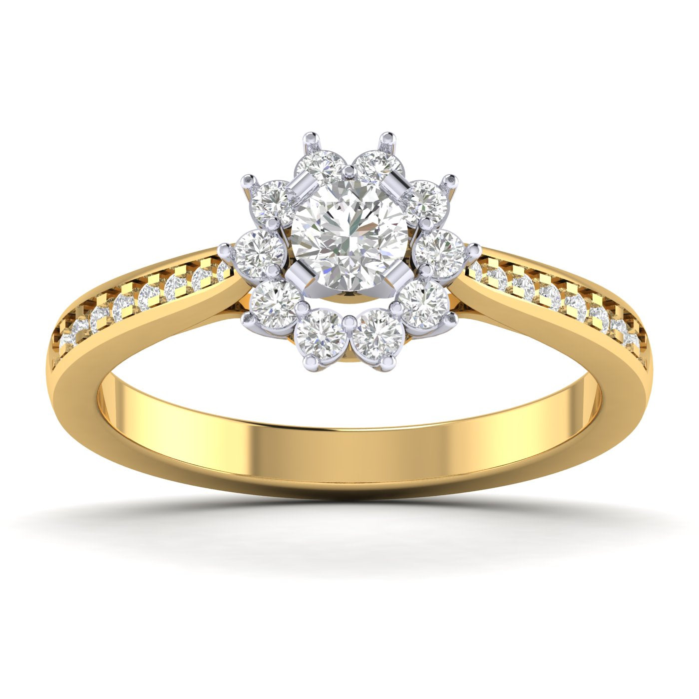 Pure petal Diamond Ring