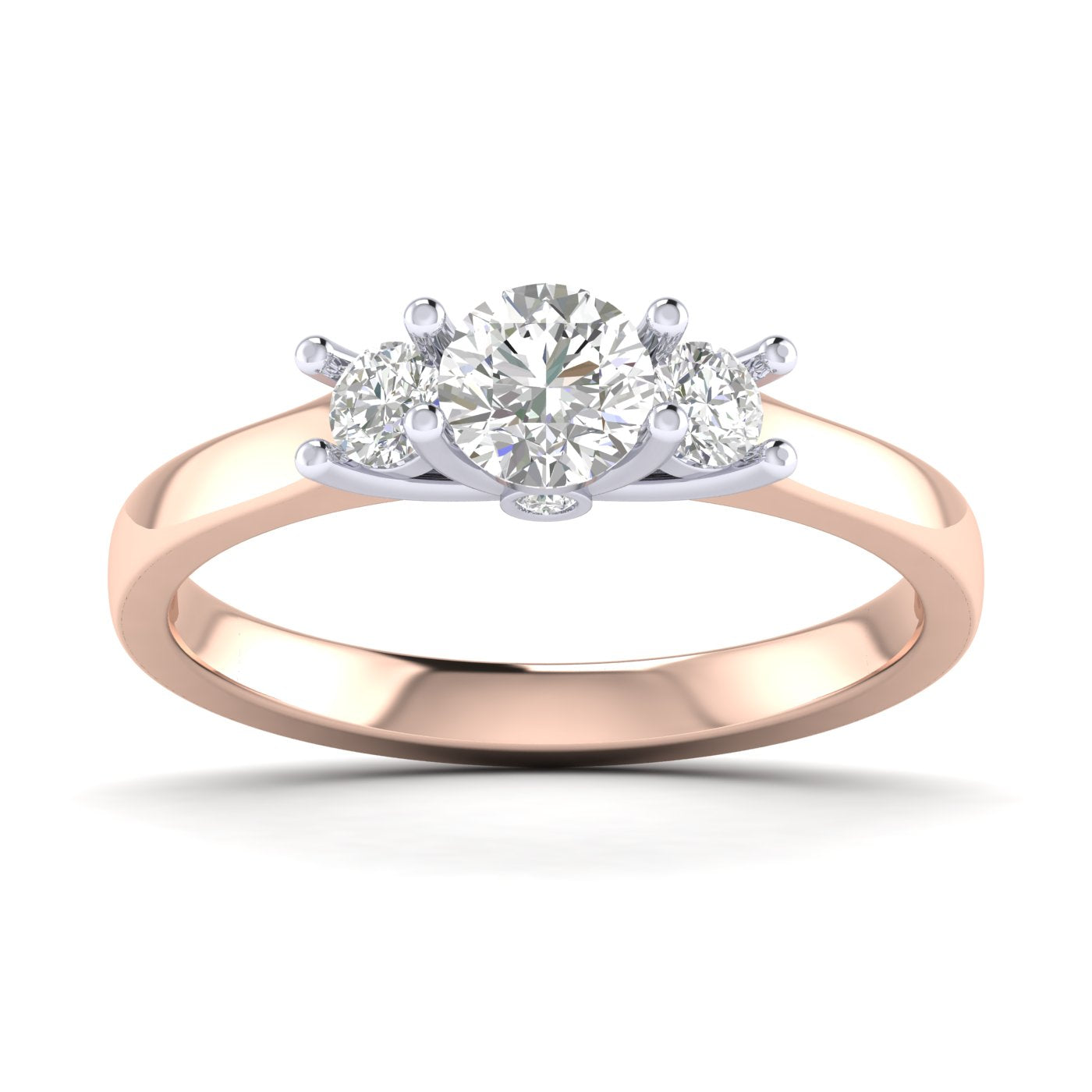 Trio Solitaire Diamond Ring
