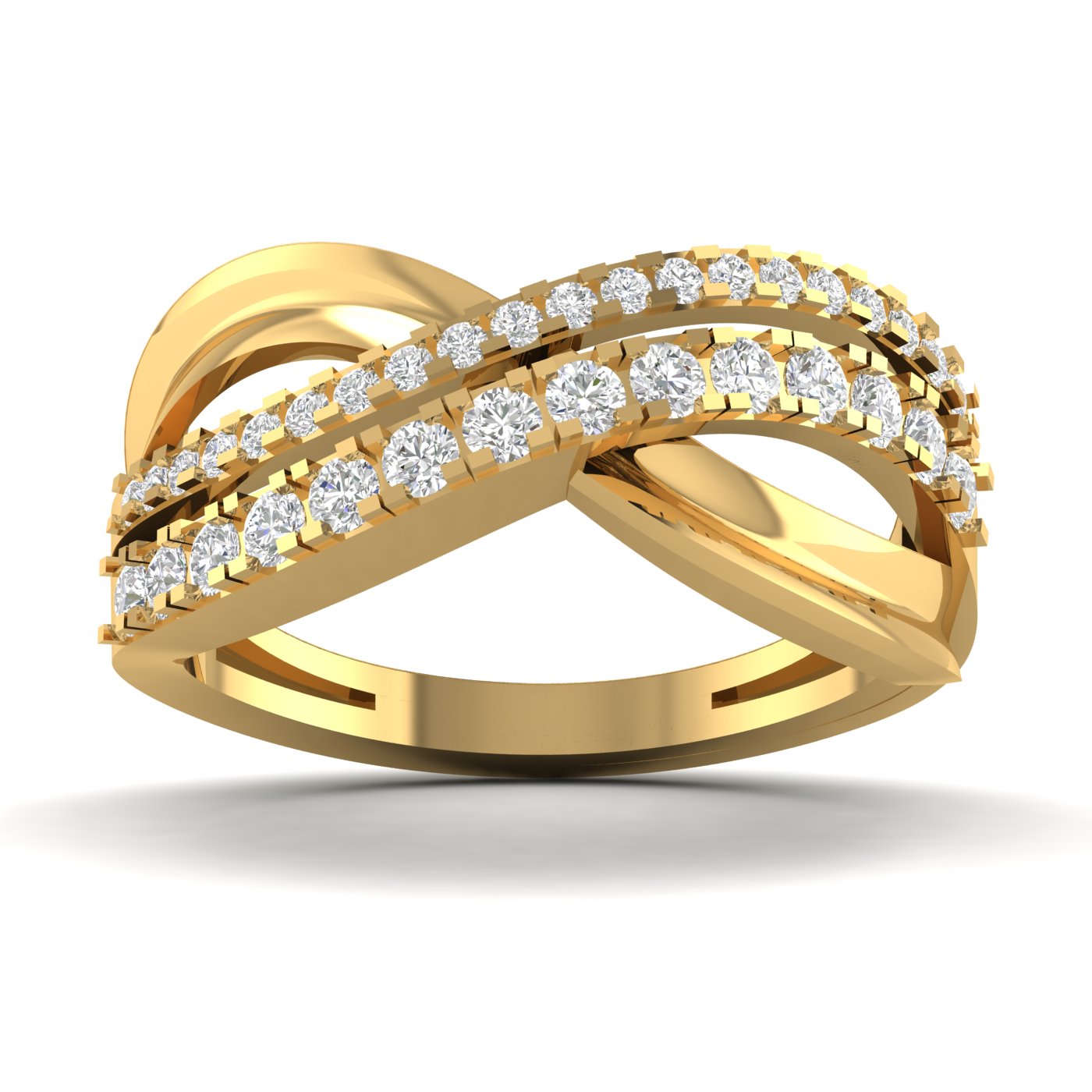 Simple Diamond Band Ring