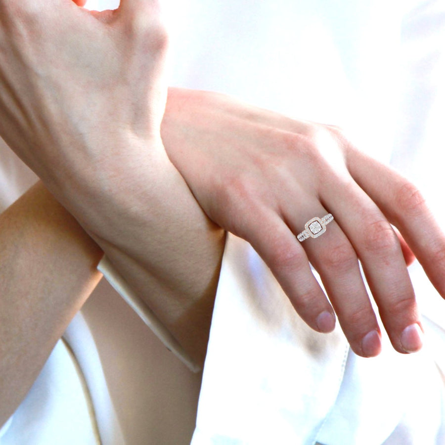 Contemporary Diamond Ring