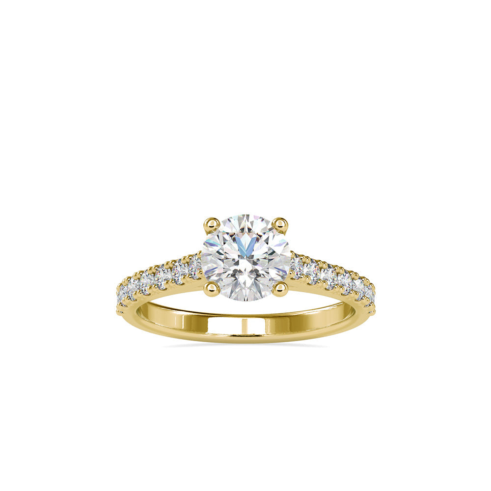 Round Engagement Ring 04