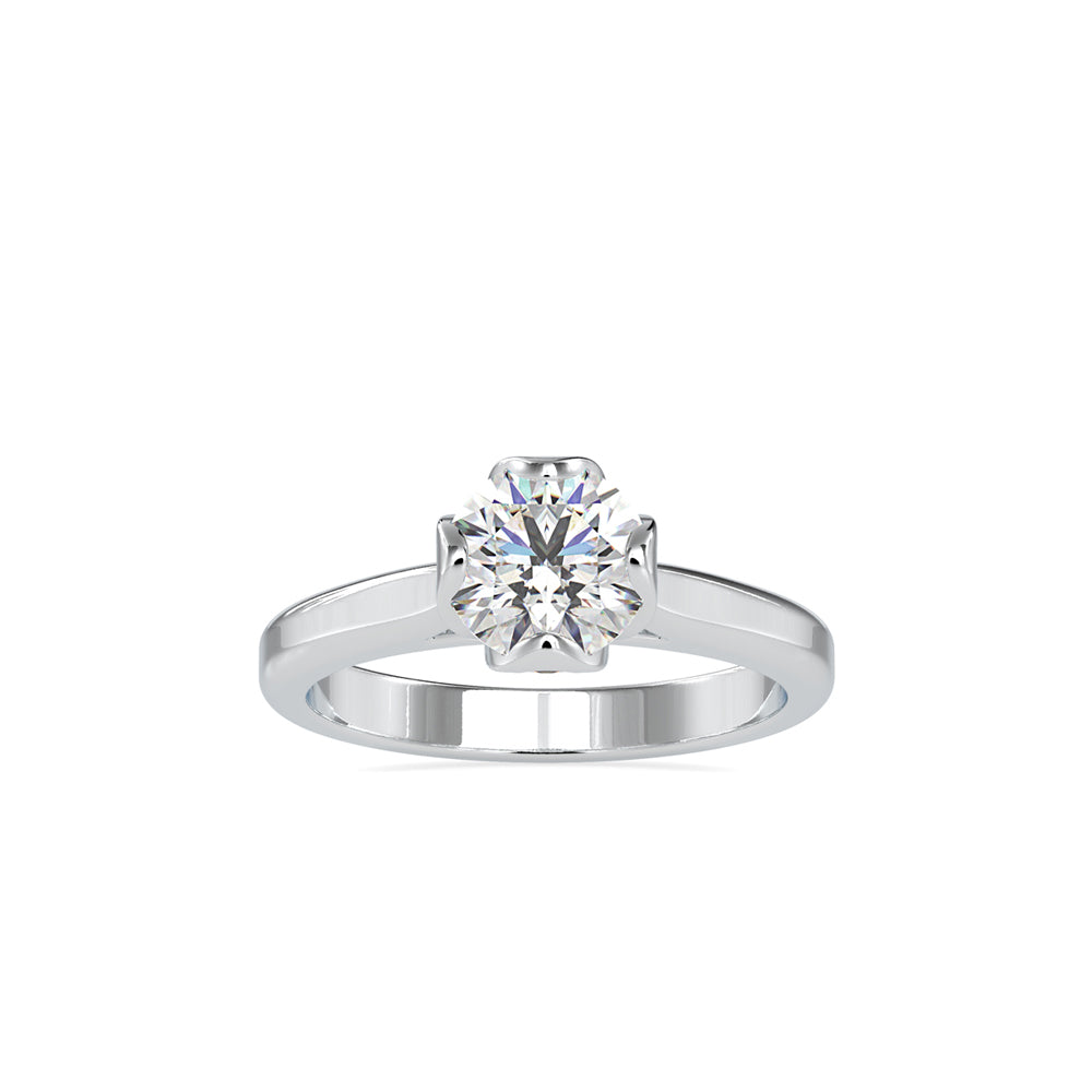 Crowned Diamond Harmony Ring