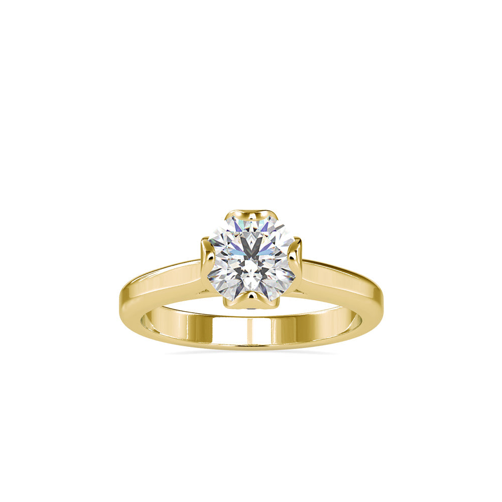 Crowned Diamond Harmony Ring