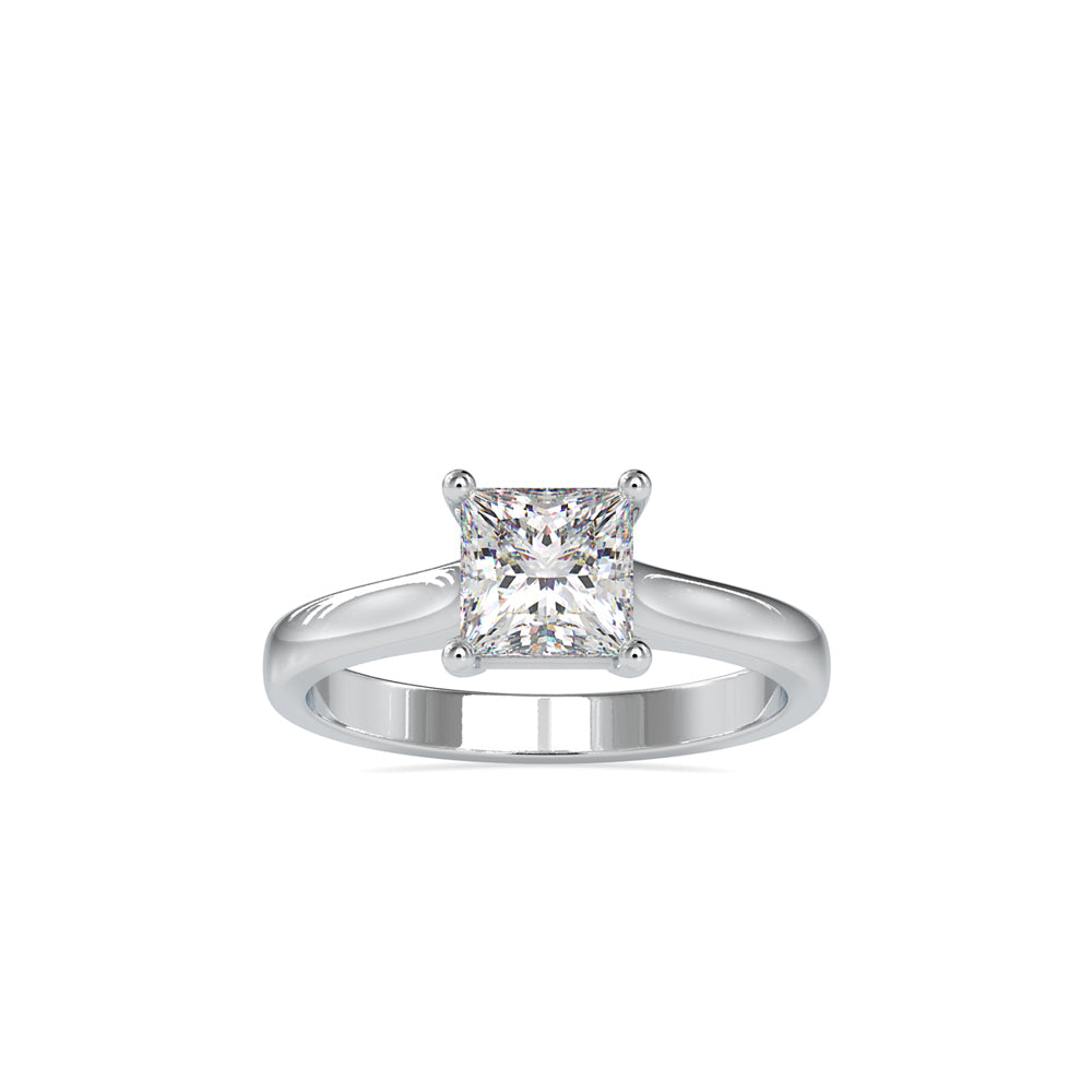 EternalCrown Princess Solitaire Diamond Ring