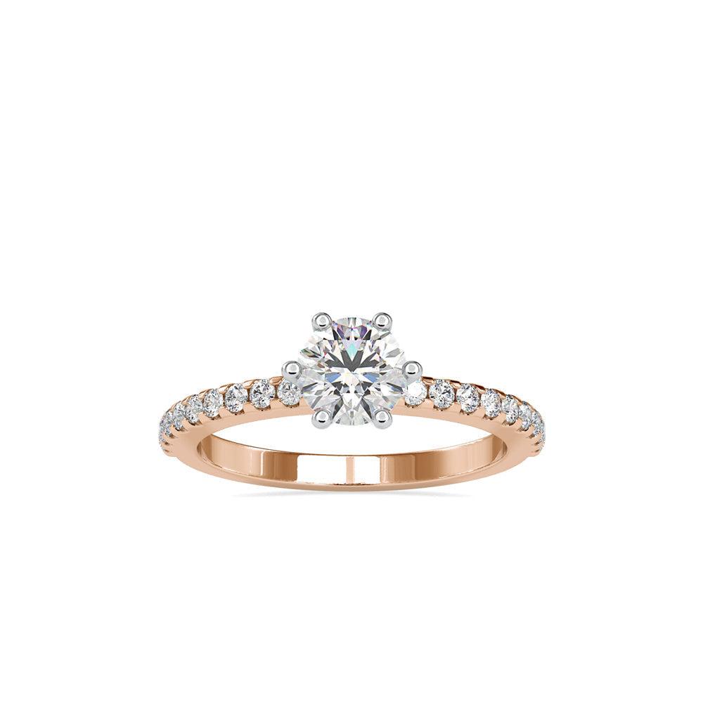 Lillian Engagement Ring, Round Brilliance Diamond Ring