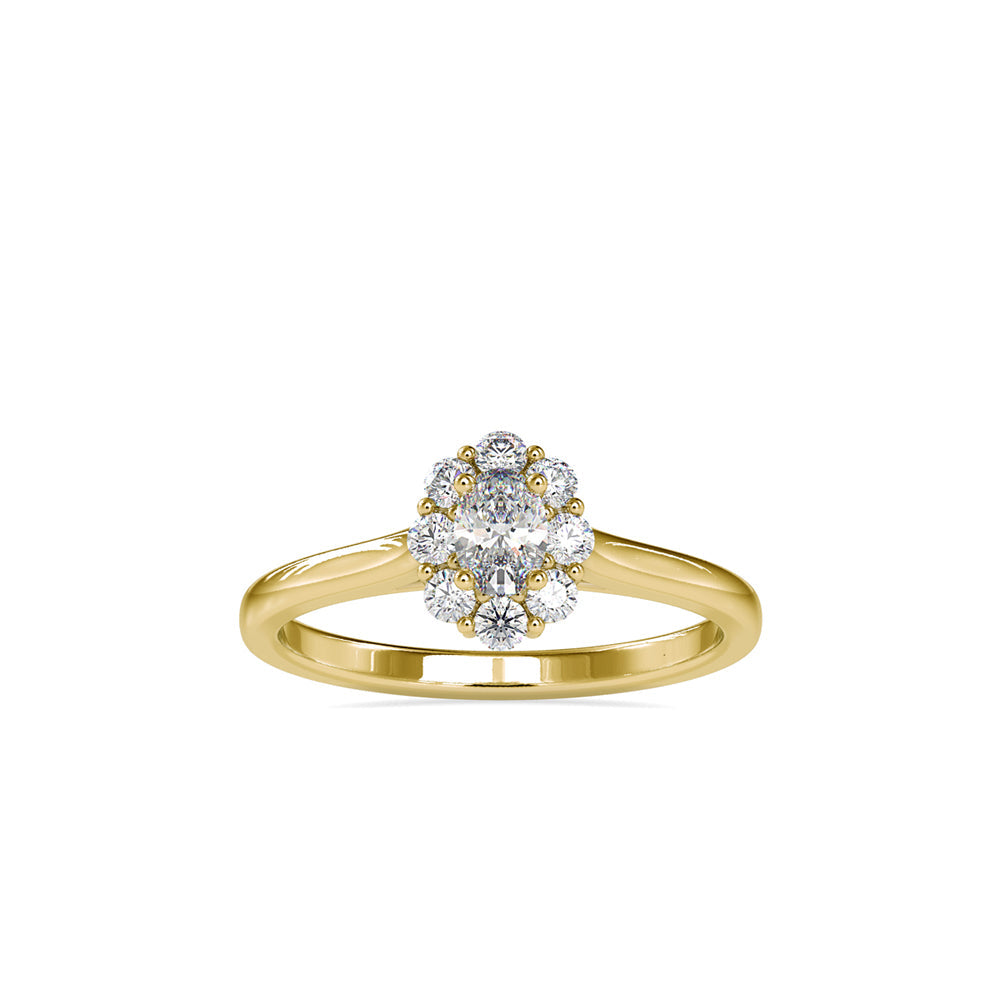 PetalWhisper Diamond Ring