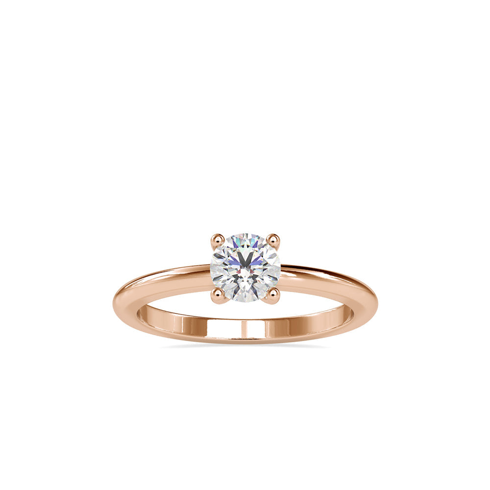 Round-Brilliance Diamond Ring