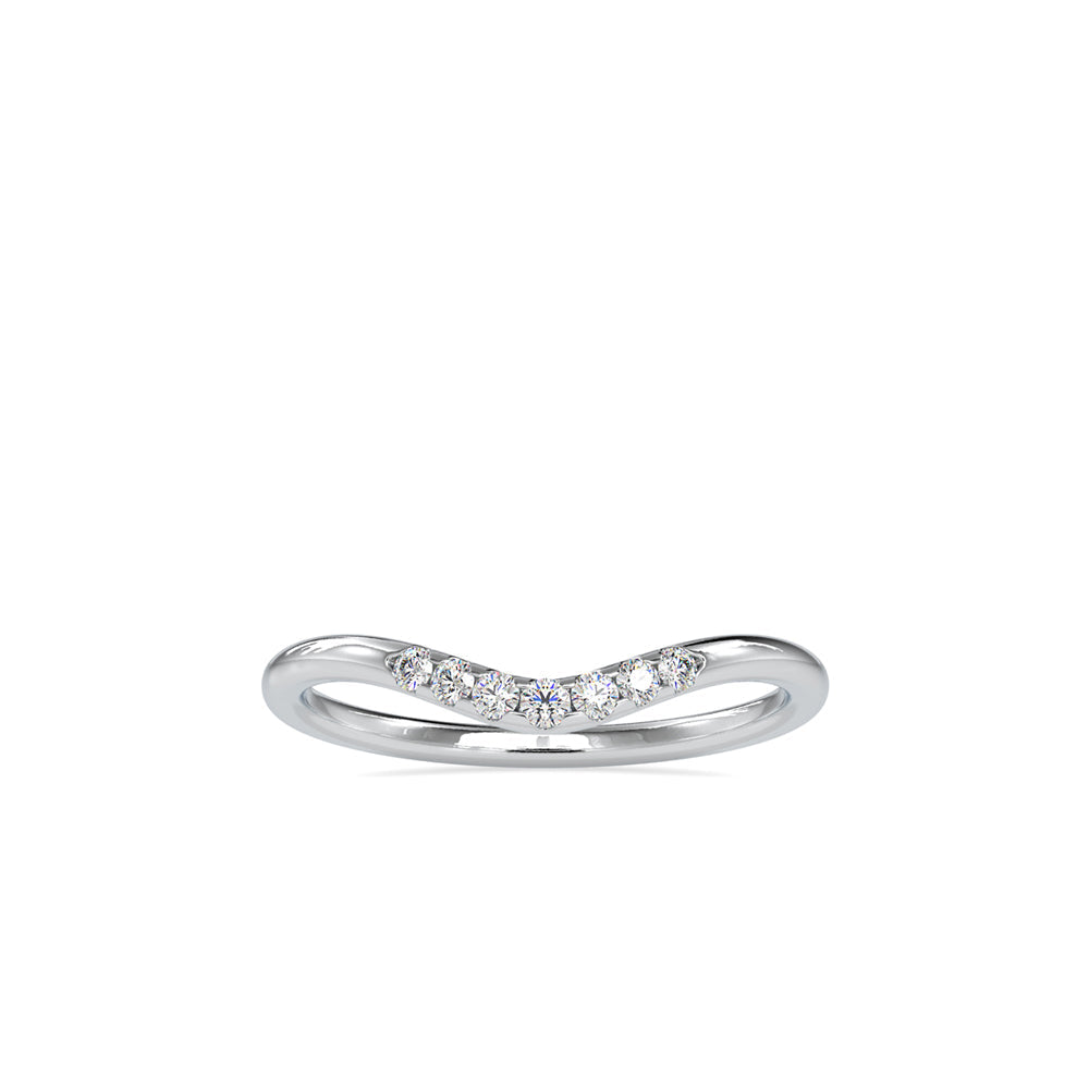 Powerful Circlet Diamond Ring, Wedding Band