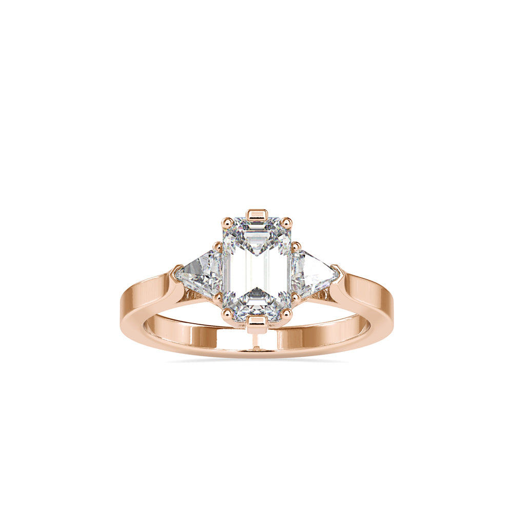 Trinity Emerald Diamond Ring