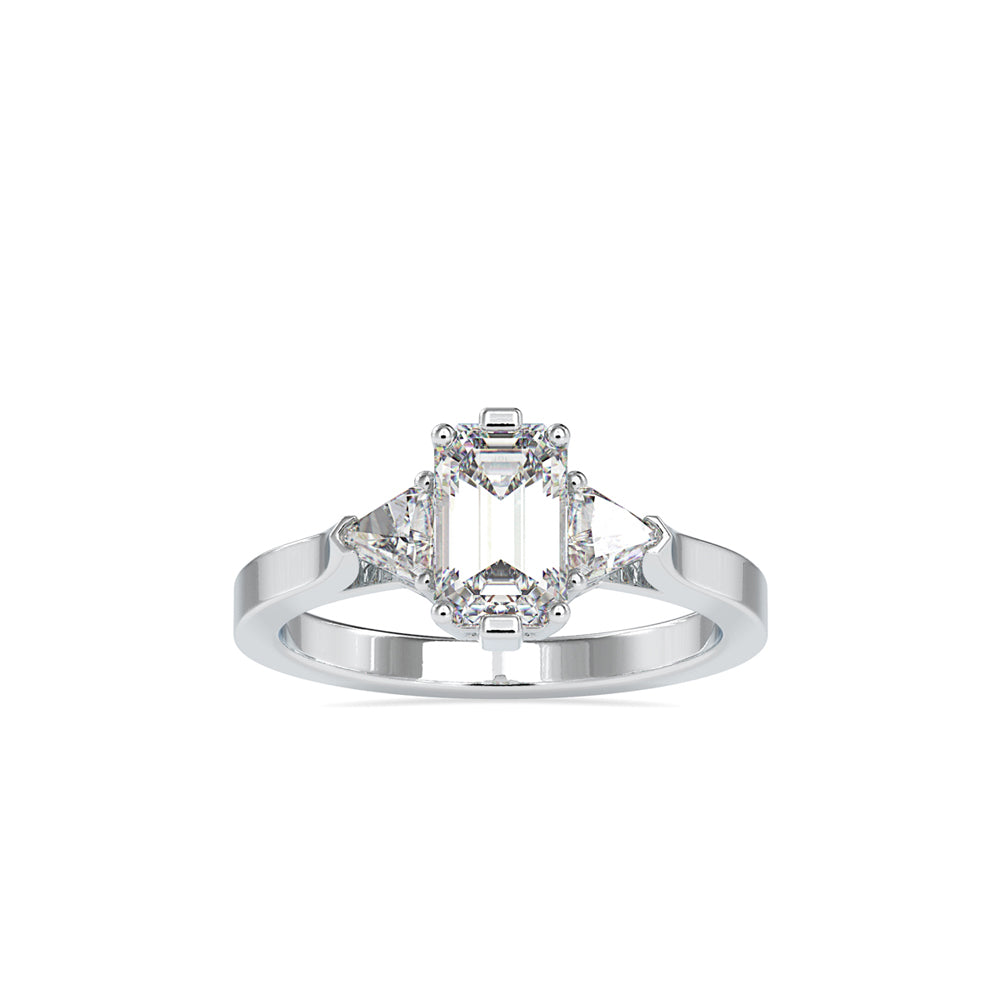 Trinity Emerald Diamond Ring
