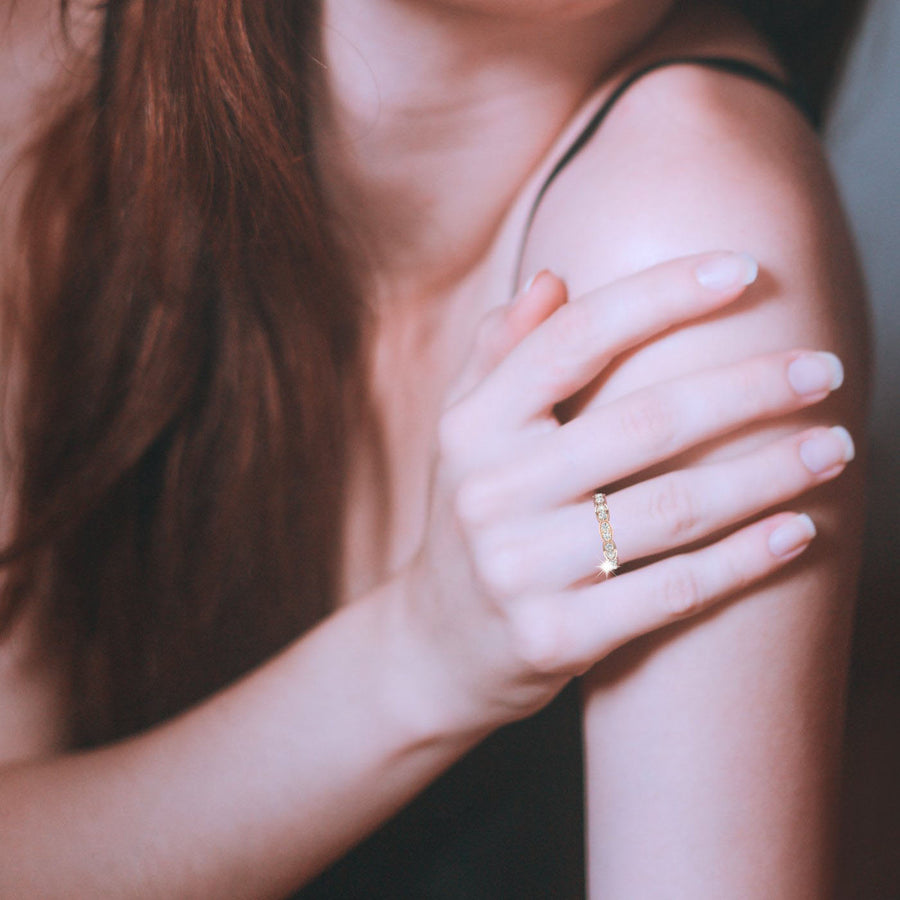 Slender Diamond Band