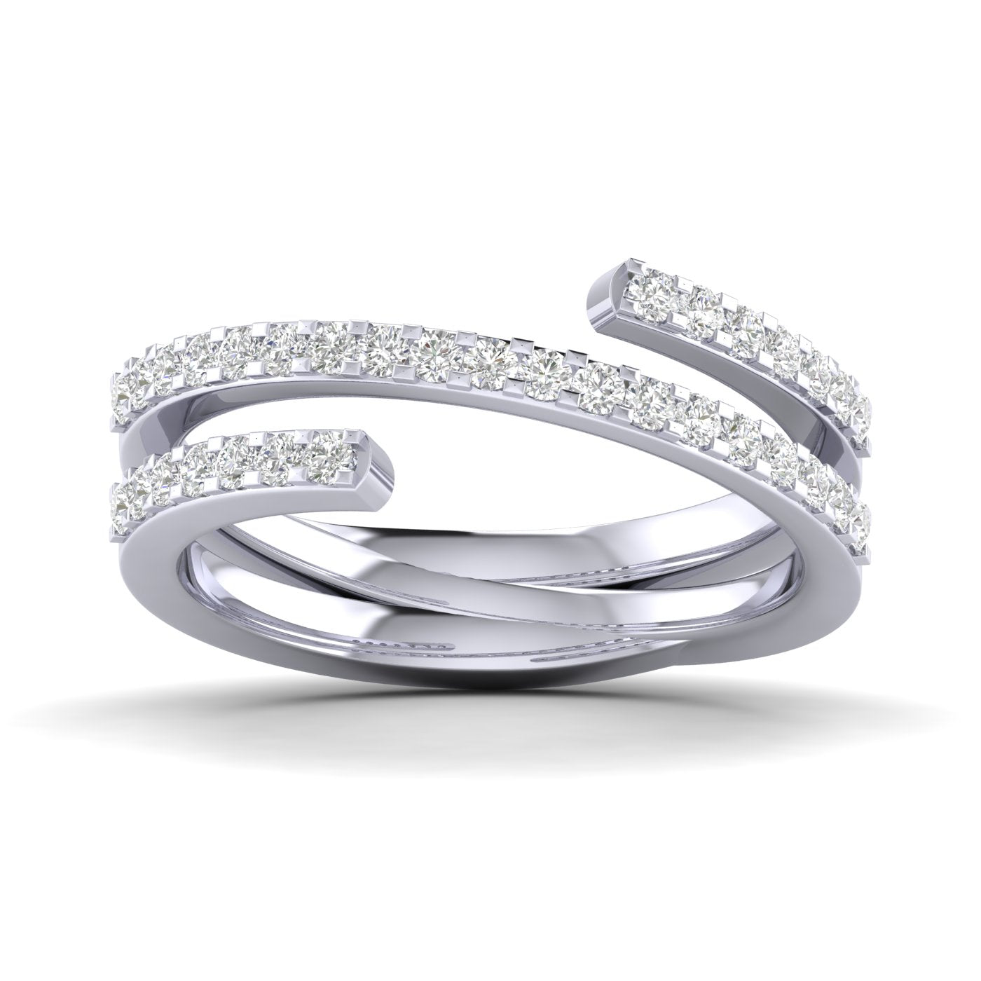 Diamond Trinity Embrace Ring