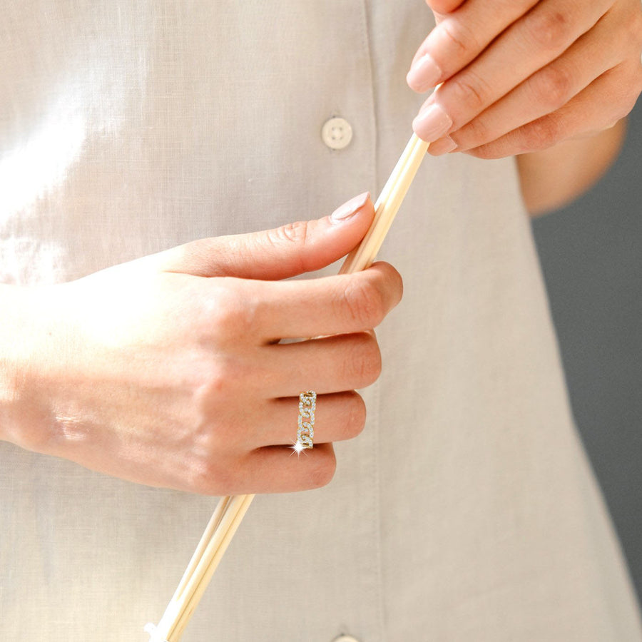 Glimmering Diamond Band
